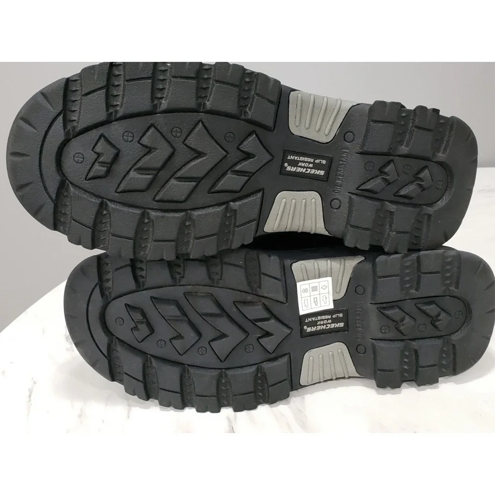 Skechers Men's‎ Size 11 Work Relaxed Fit Burgin Sosder Comp Toe Boots Black